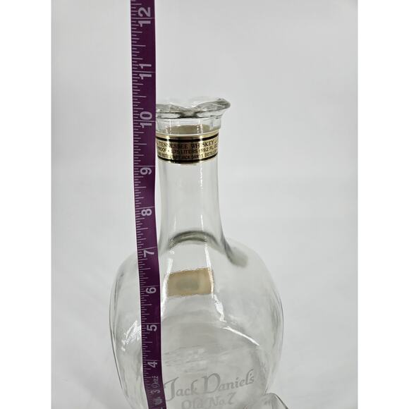 Jack Daniels Old No. 7 Whiskey Decanter Tribute to Tennessee Bottle 1.75L Empty - Picture 9 of 11